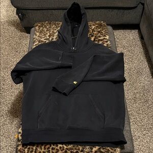 Carhartt WIP Dark Navy Blue Men's Hoodie w/ paint spots